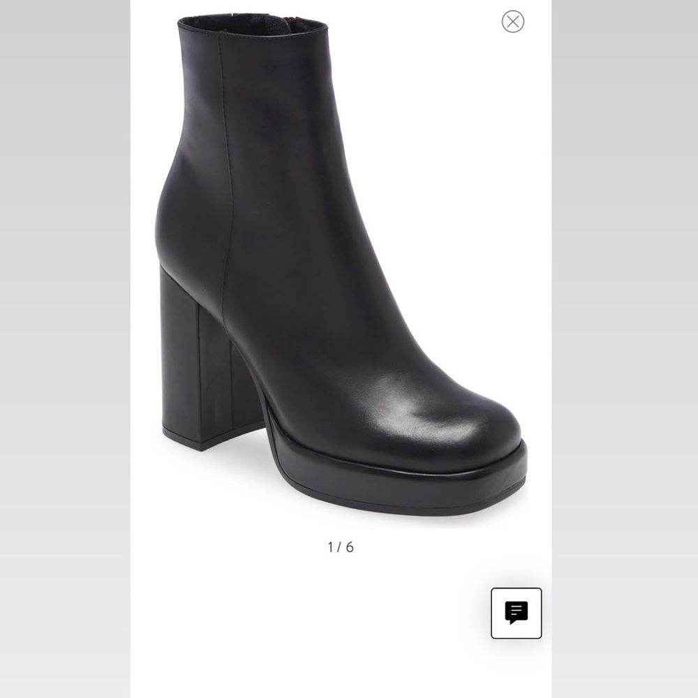 Jeffrey Campbell Spaced Block Heel Bootie. Size 7.5